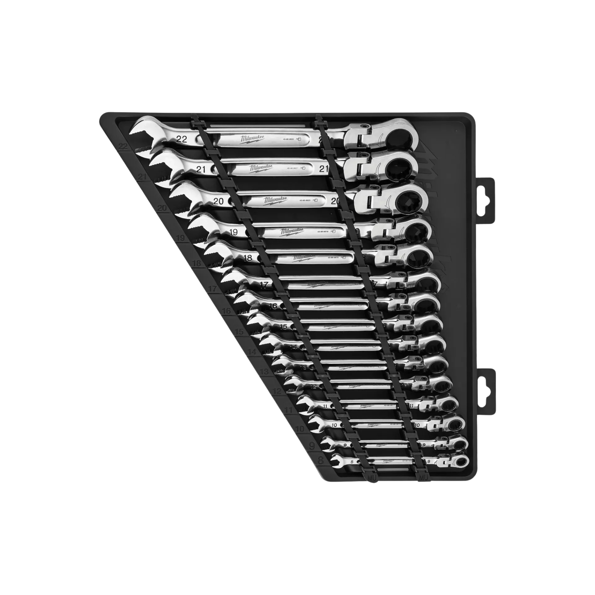 Milwaukee 15pc Metric Flex Head Ratcheting Combination Wrench from Columbia Safety